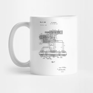 Fail Safe Servo Valve Vintage Patent Hand Drawing Mug